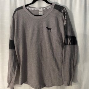 PINK Victoria’s Secret Oversized Long Sleeve Tee